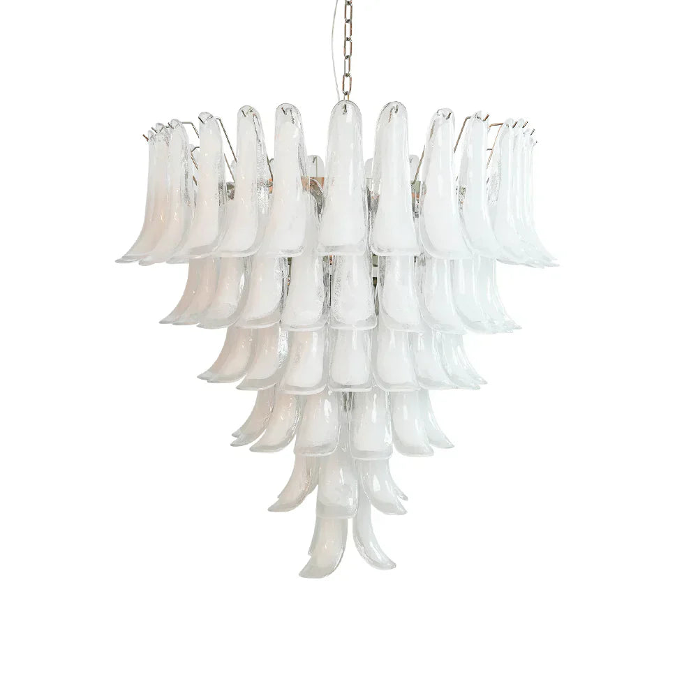 luxury-handcrafted-clear-glass-petal-chandelier-vintage-murano-style-hanging-light