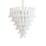 luxury-handcrafted-clear-glass-petal-chandelier-vintage-murano-style-hanging-light