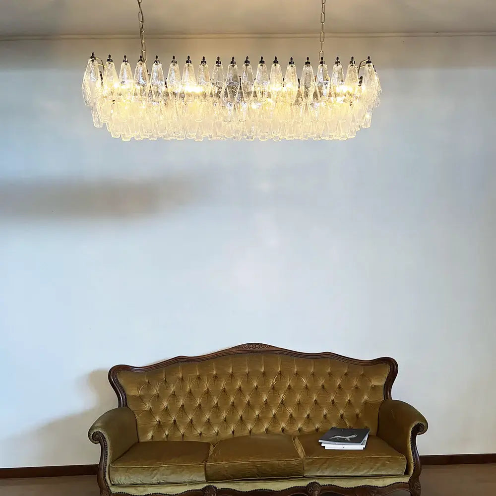 luxury-handcrafted-transparent-murano-poliedri-glass-chandelier-for-modern-dining-rooms