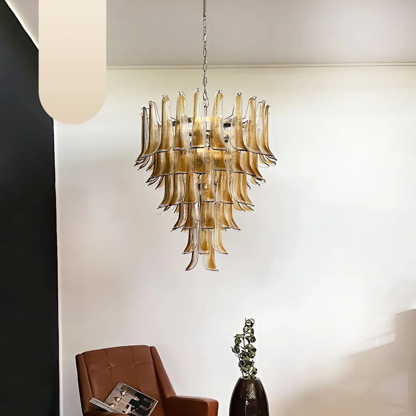 luxury-murano-amber-glass-petal-chandelier-hand-blown-glass-petals-ceiling-light