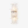 Luxury Murano Glass Textured Wall Sconce Modern Chrome Indoor Lighting Fixture