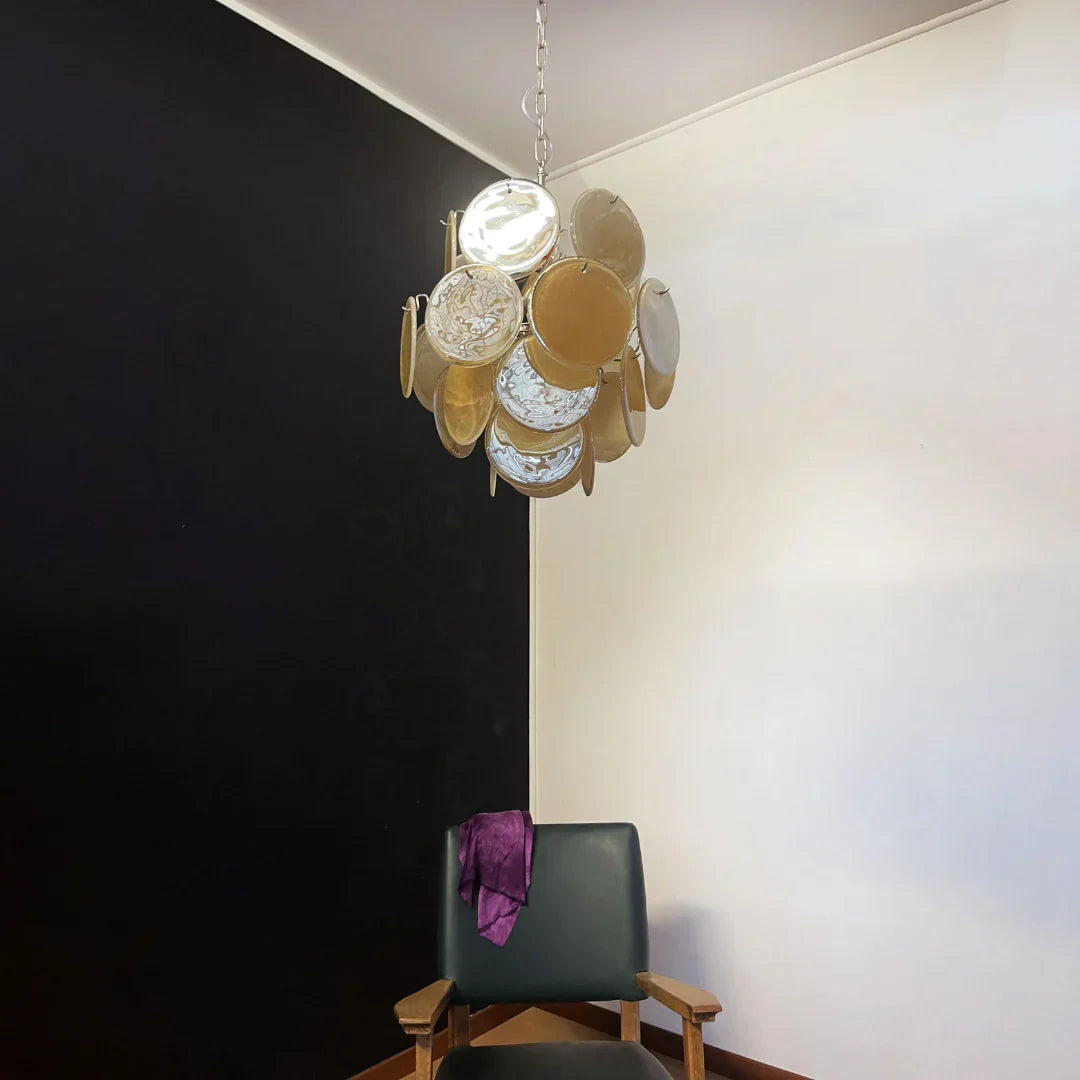 luxury-murano-gold-glass-disk-chandelier-vintage-style-pendant-light-for-elegant-living-room