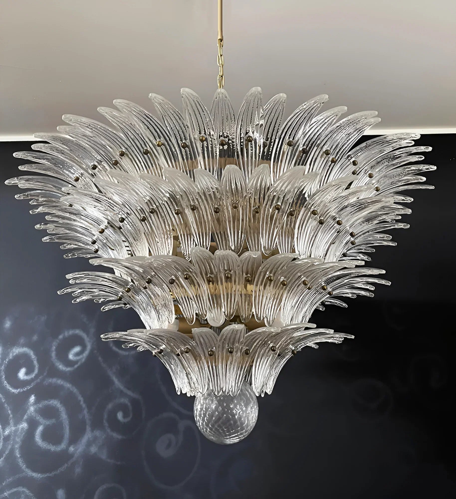 luxury-murano-palmette-transparent-glass-chandelier-elegant-pendant-ceiling-light