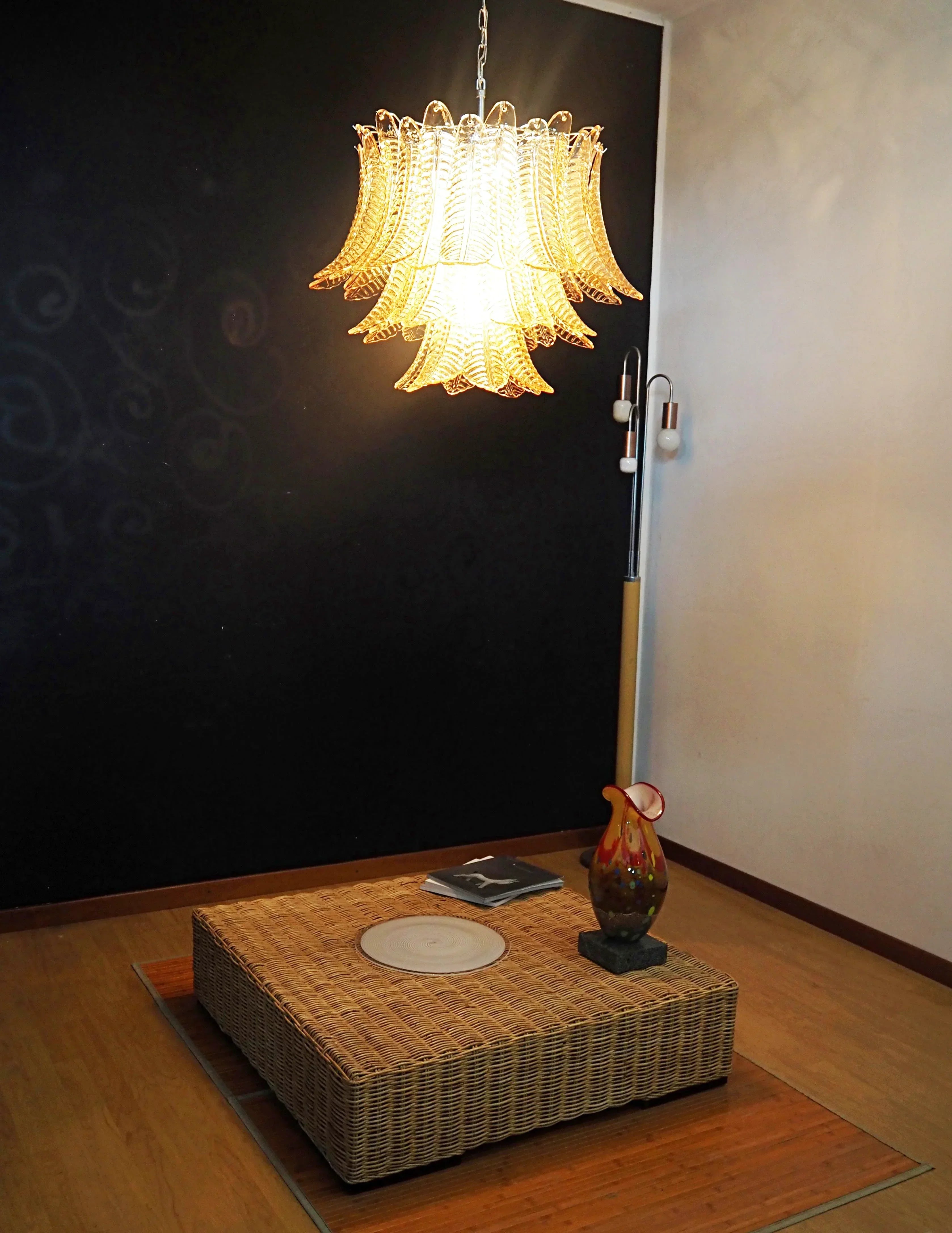 luxury-murano-style-amber-fern-glass-chandelier-elegant-hanging-pendant-light-for-home