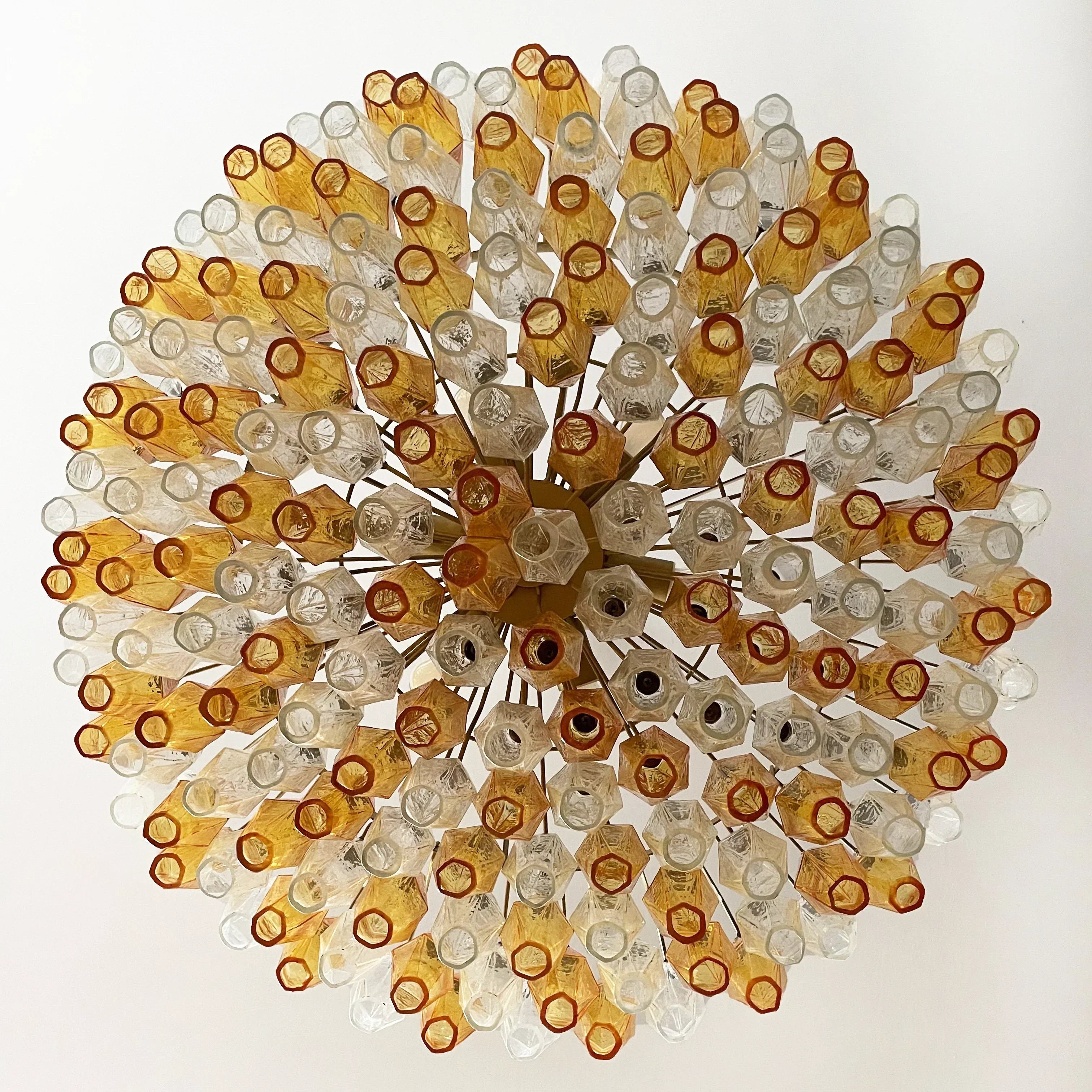 luxury-murano-style-faceted-amber-glass-chandelier-for-elegant-living-spaces
