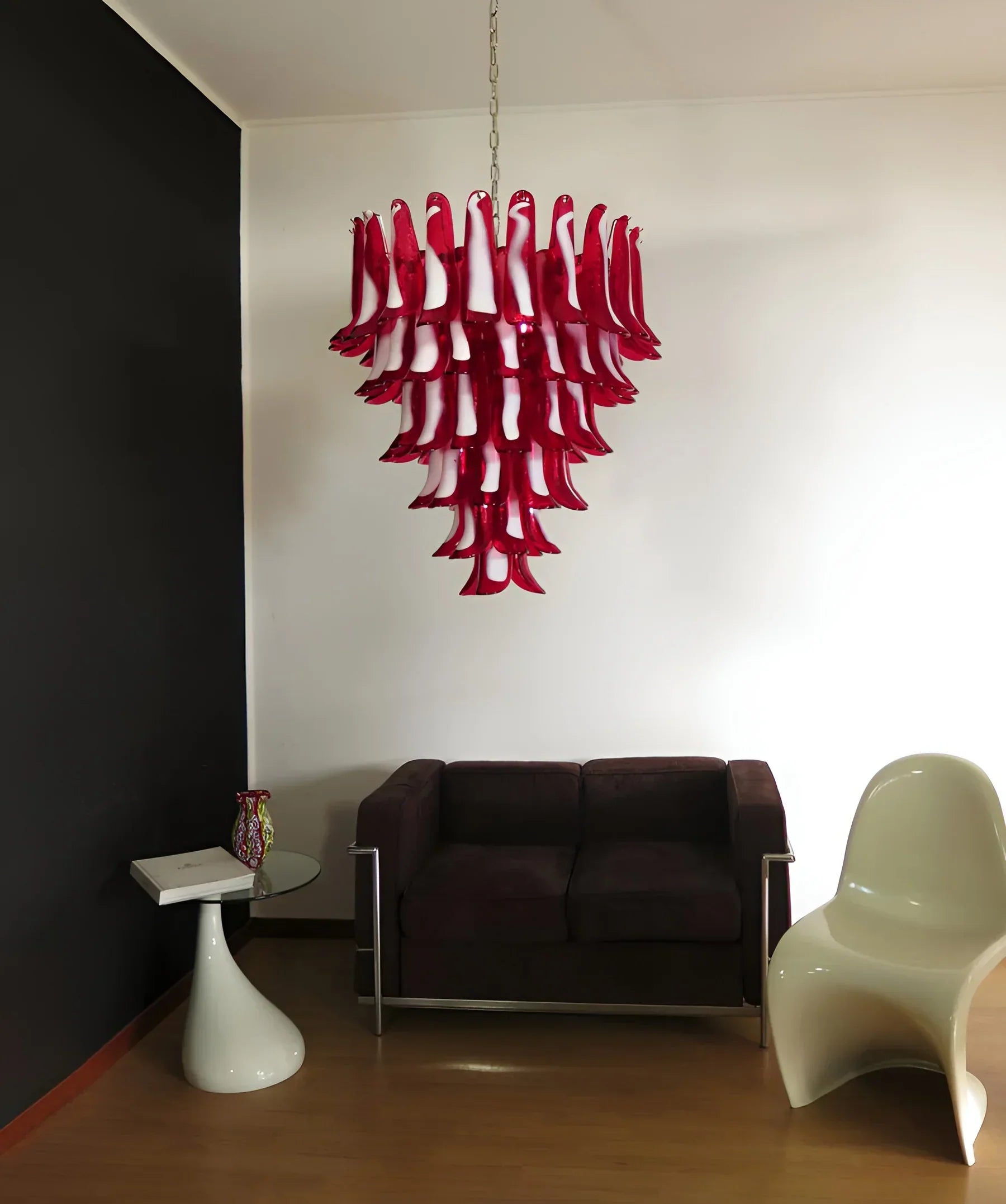 luxury-murano-style-red-glass-petal-chandelier-for-dining-room-and-living-space