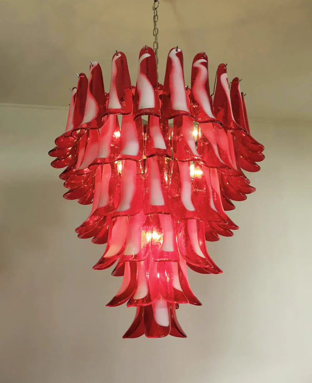 luxury-murano-style-red-glass-petal-chandelier-for-dining-room-and-living-space