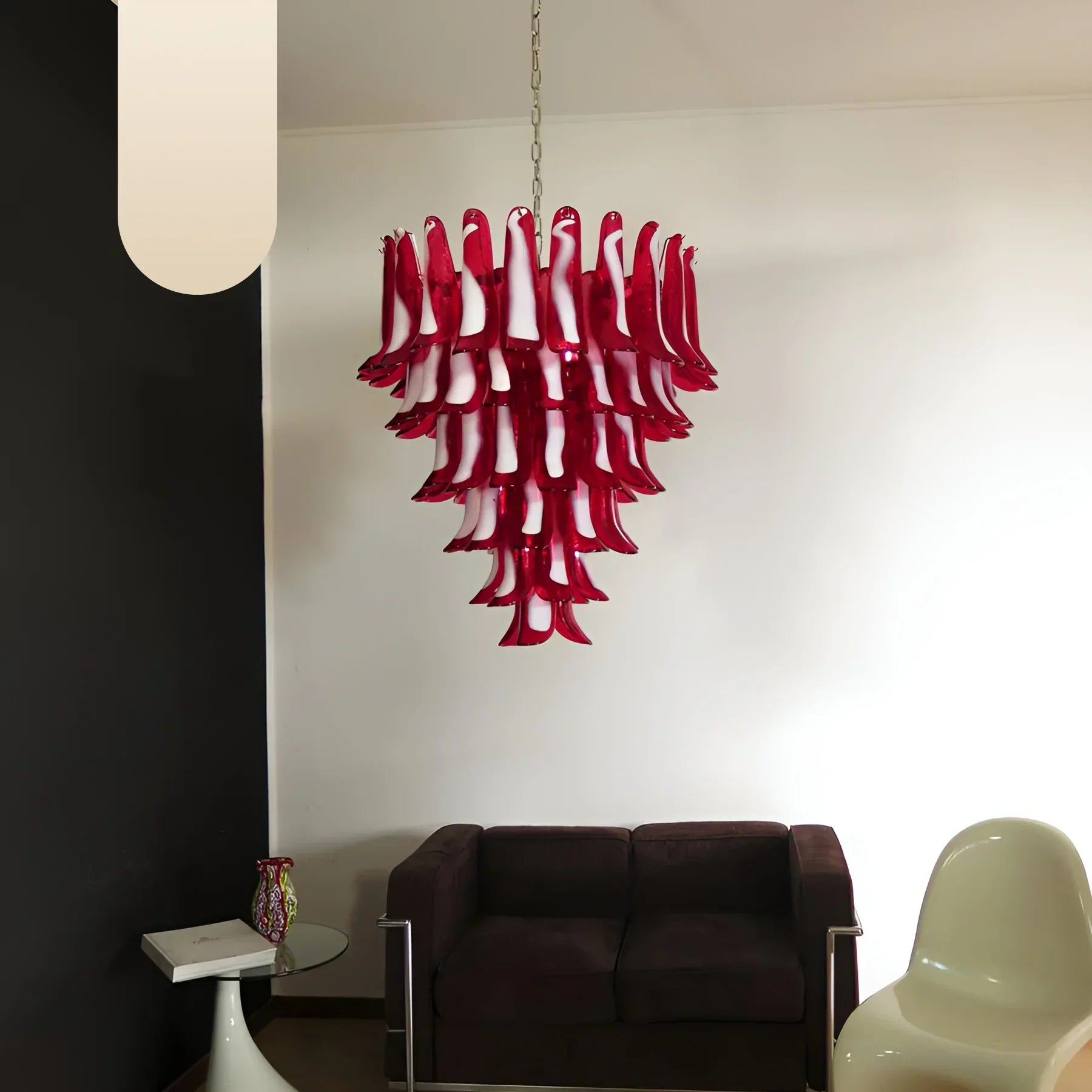 luxury-murano-style-red-glass-petal-chandelier-for-dining-room-and-living-space