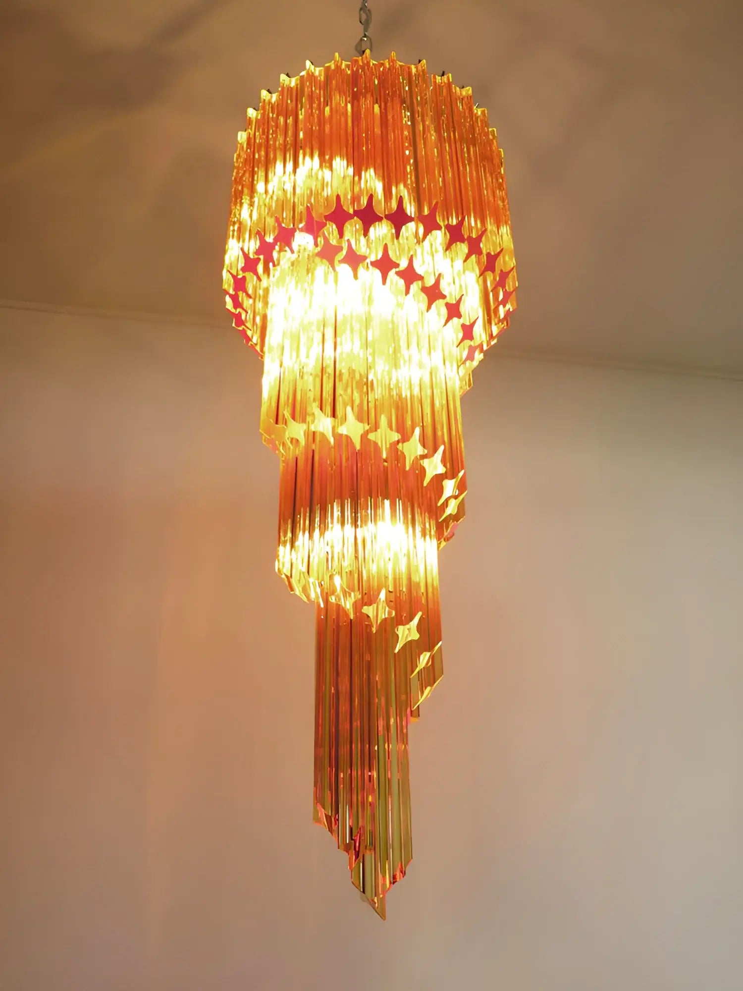 luxury-murano-style-spiral-amber-prism-glass-chandelier-for-elegant-entryways-and-foyer