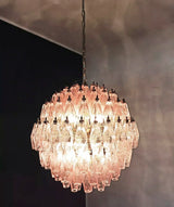 luxury-pink-murano-poliedri-glass-chandelier-modern-spherical-pendant-light-fixture