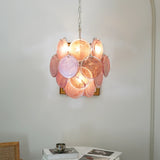 luxury-pink-murano-style-glass-disk-chandelier-elegant-mid-century-ceiling-light