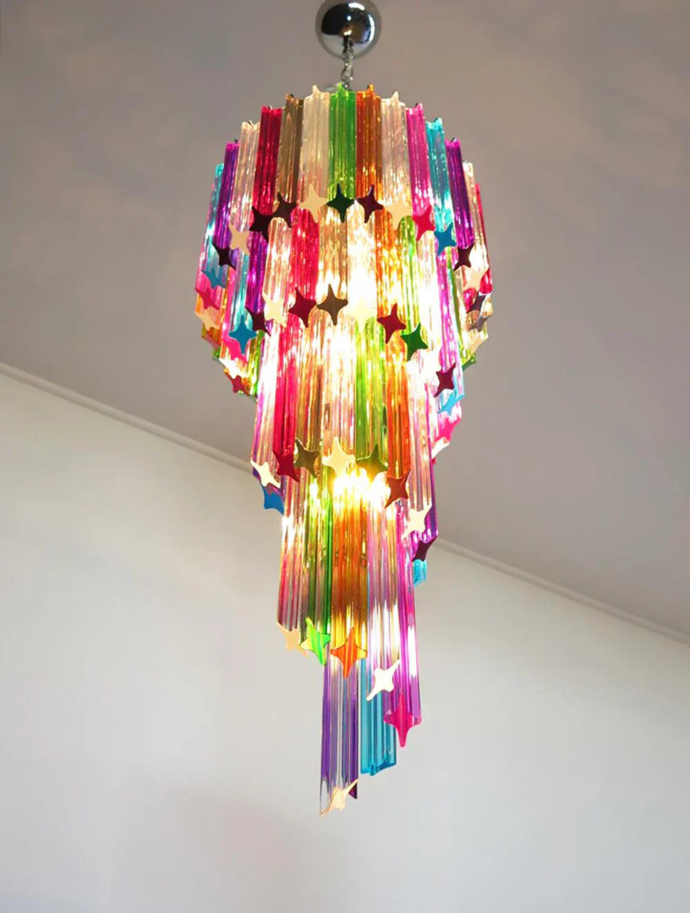 luxury-spiral-glass-prism-chandelier-with-handcrafted-multicolor-transparent-crystals