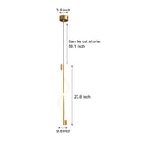 Luxury Spiral Rope LED Pendant Light with Dimmable Remote Control Modern Brass Hanging Ceiling Lamp