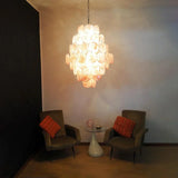luxury-vintage-murano-pink-glass-disk-chandelier-large-italian-design-pendant-light