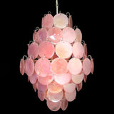 luxury-vintage-murano-pink-glass-disk-chandelier-large-italian-design-pendant-light