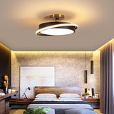 Modern Minimalism Circular LED Flush Mount Ceiling Lamp for Indoor Home Lighting