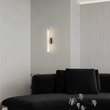 Macie Modern LED Wall Sconce with Textured Glass and Sleek Black Finish for Indoor Lighting