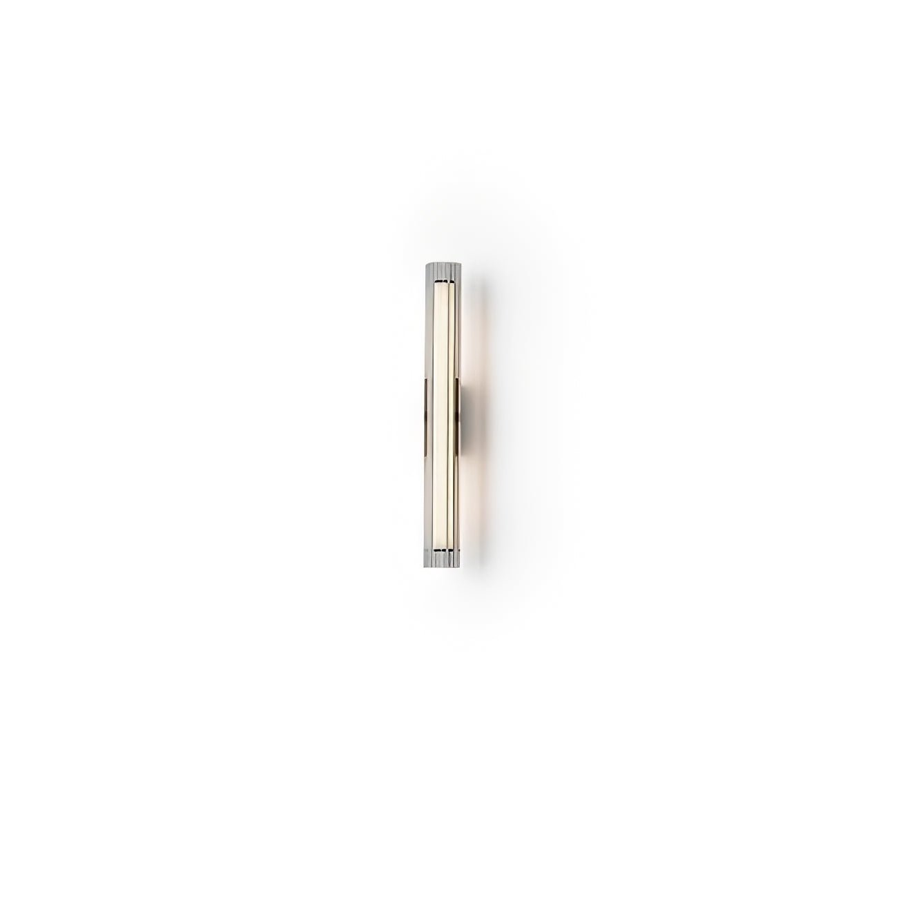 Macie Modern LED Wall Sconce with Textured Glass and Sleek Black Finish for Indoor Lighting