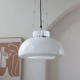 Mack Modern Glass Pendant Light Elegant Industrial Chrome Ceiling Fixture