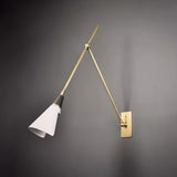 Magari Mid Century Modern Wall Sconce Adjustable Swing Arm Lighting Fixture