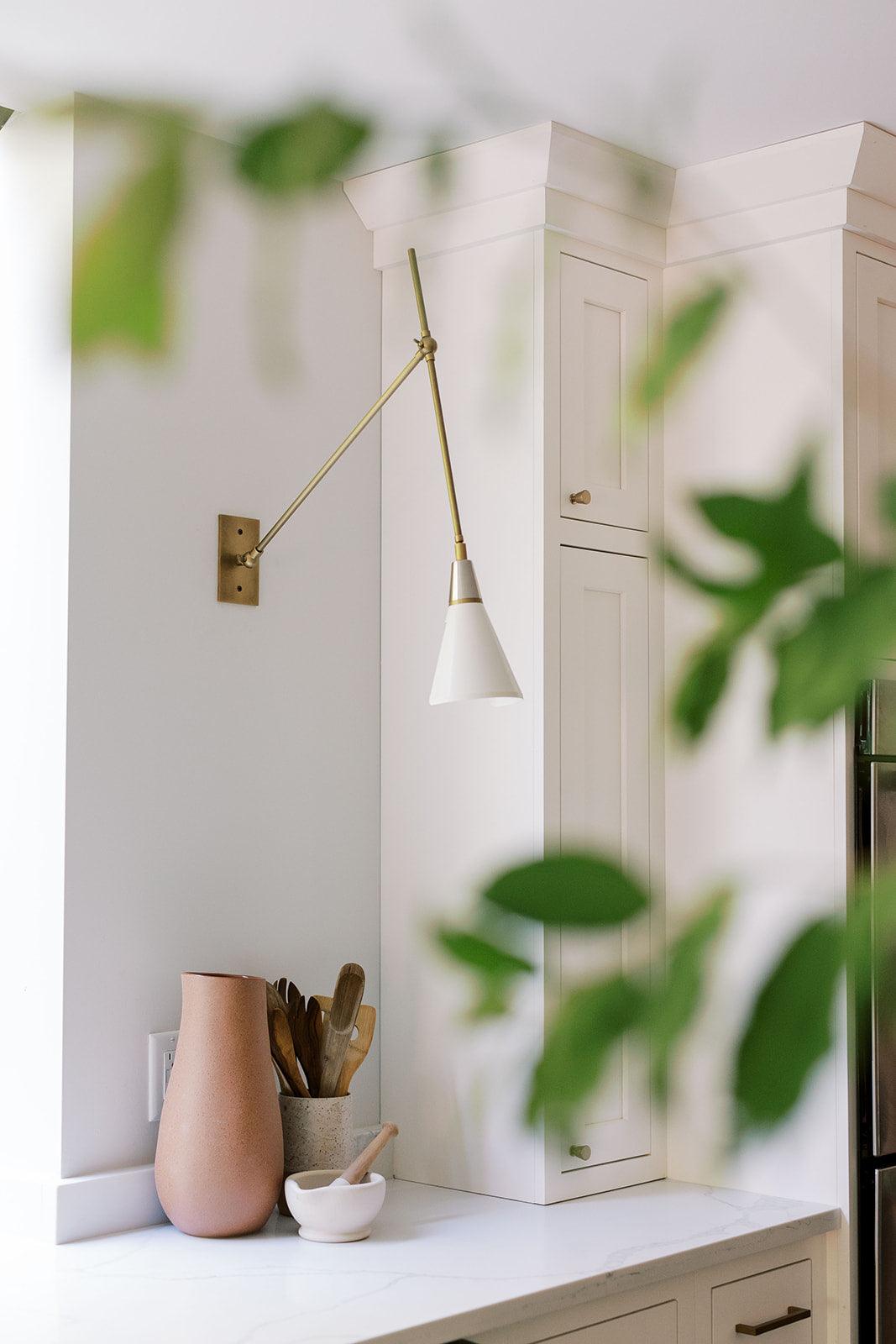 Magari Mid Century Modern Wall Sconce Adjustable Swing Arm Lighting Fixture
