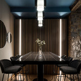 Manila Blown Glass Pendant Lamp with Artisanal Textile Diffuser and Metal Finish