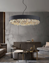 Marilyn Modern Crystal Linear Pendant Light Luxury Drop Chandelier for Dining Room Kitchen Island