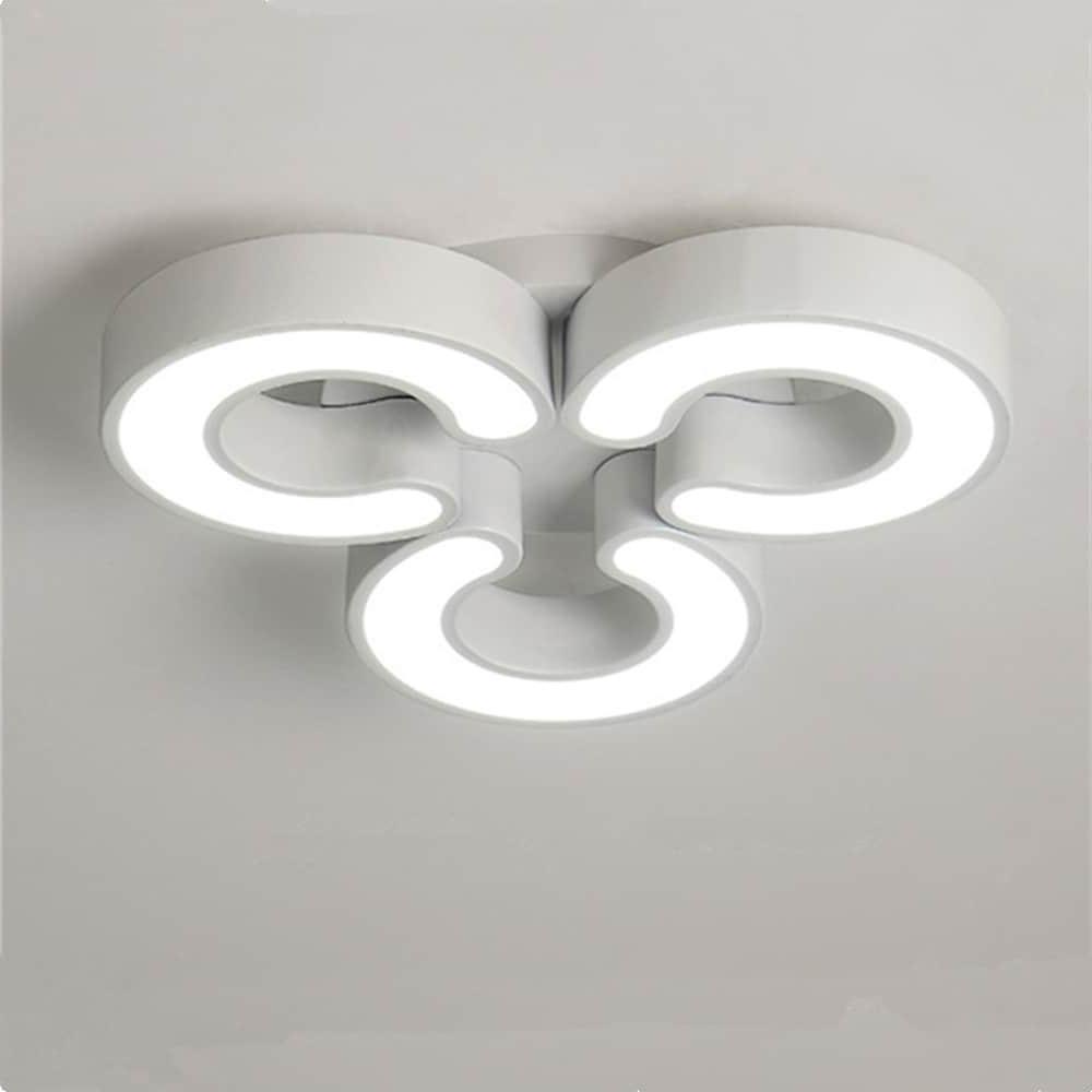 Modern Flower Cluster LED Ceiling Light Dimmable Flush Mount Fixture for Bedroom and Living Room