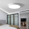 Modern 16 Inch Round LED Flush Mount Ceiling Light Slim Low Profile Fixture for Bedroom Kitchen Hallway