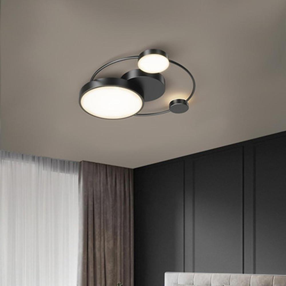 Concentric Circles Modern LED Flush Mount Ceiling Light Dimmable Artistic Geometric Fixture