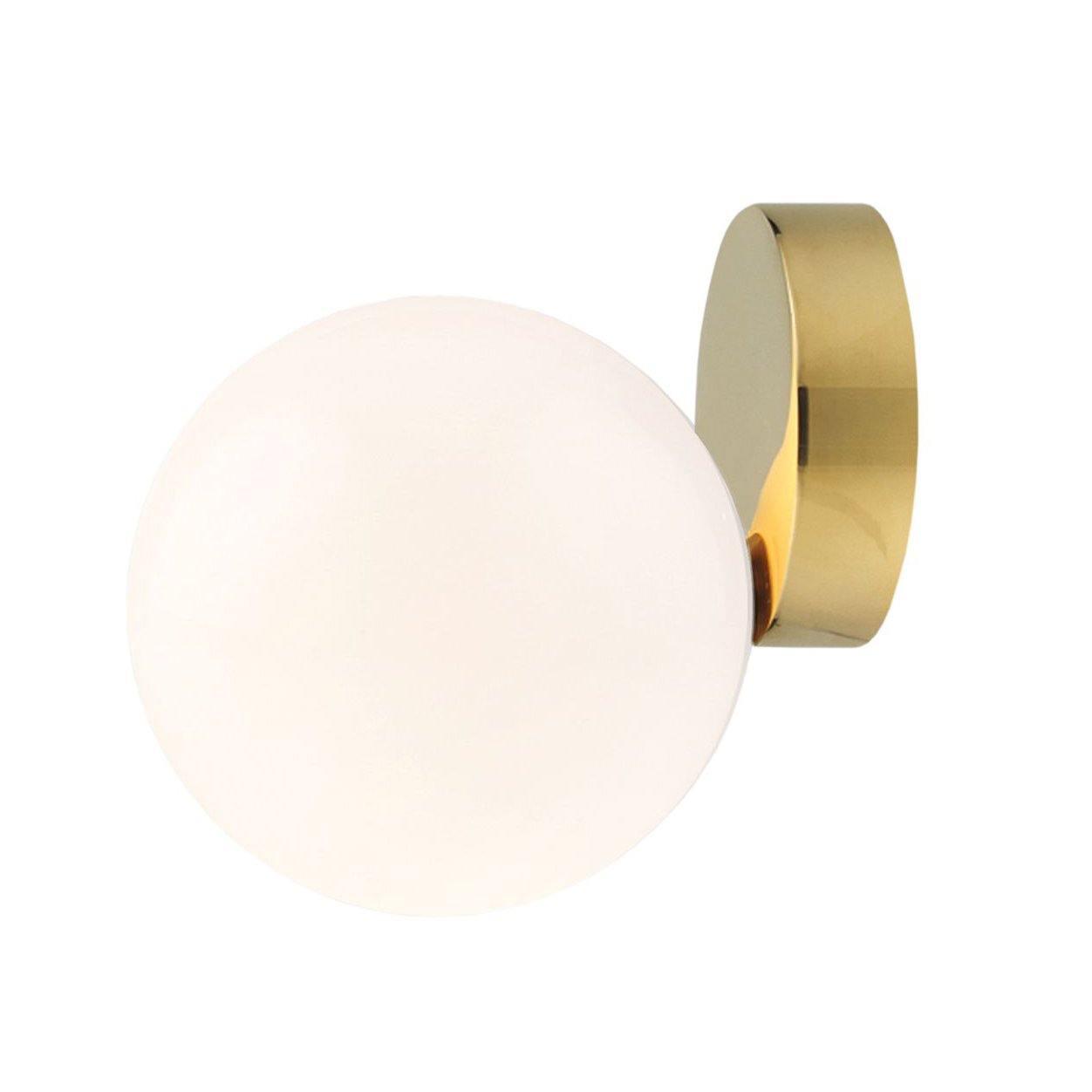Modern Handcrafted Glass Globe Desk Lamp Gold Minimalist Table Light for Home Office
