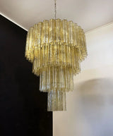 mid-century-amber-murano-style-glass-tube-chandelier-for-modern-dining-rooms