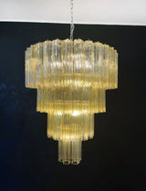 mid-century-amber-murano-style-glass-tube-chandelier-for-modern-dining-rooms