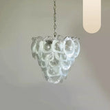 mid-century-modern-murano-style-glass-leaf-chandelier-in-transparent-white-finish