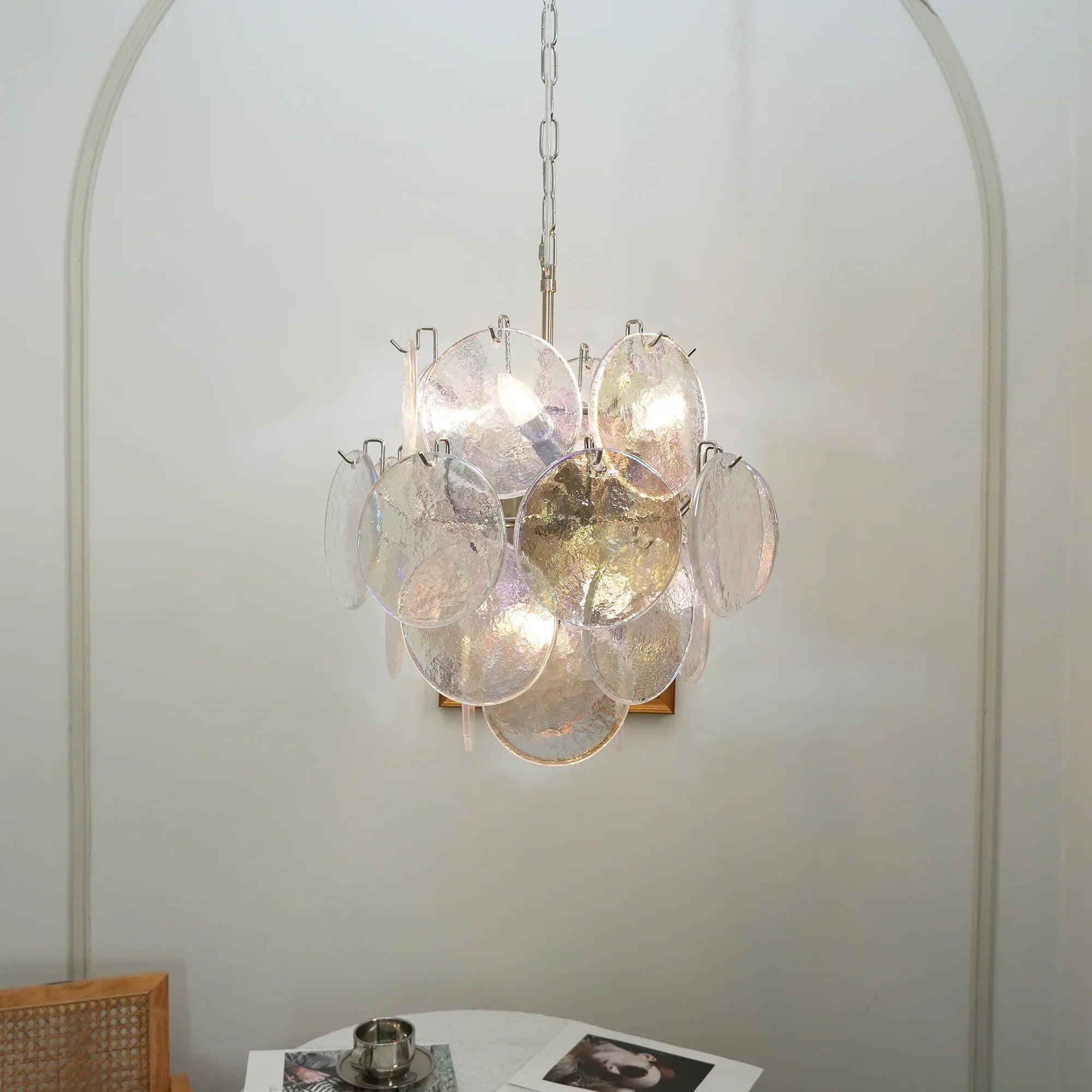 mid-century-modern-murano-style-iridescent-glass-disks-chandelier-luxury-ceiling-light