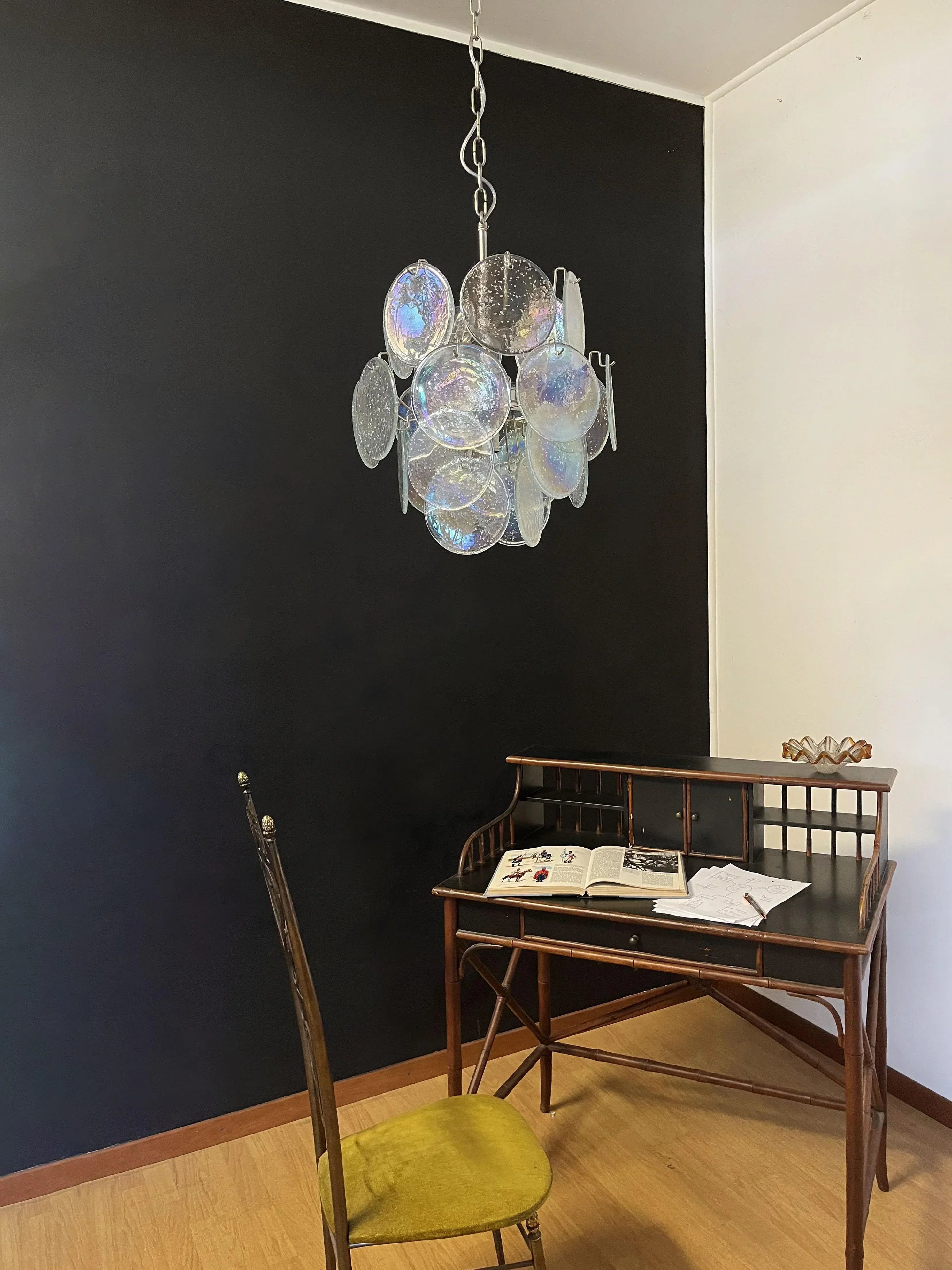 mid-century-modern-murano-style-iridescent-glass-disks-chandelier-luxury-ceiling-light