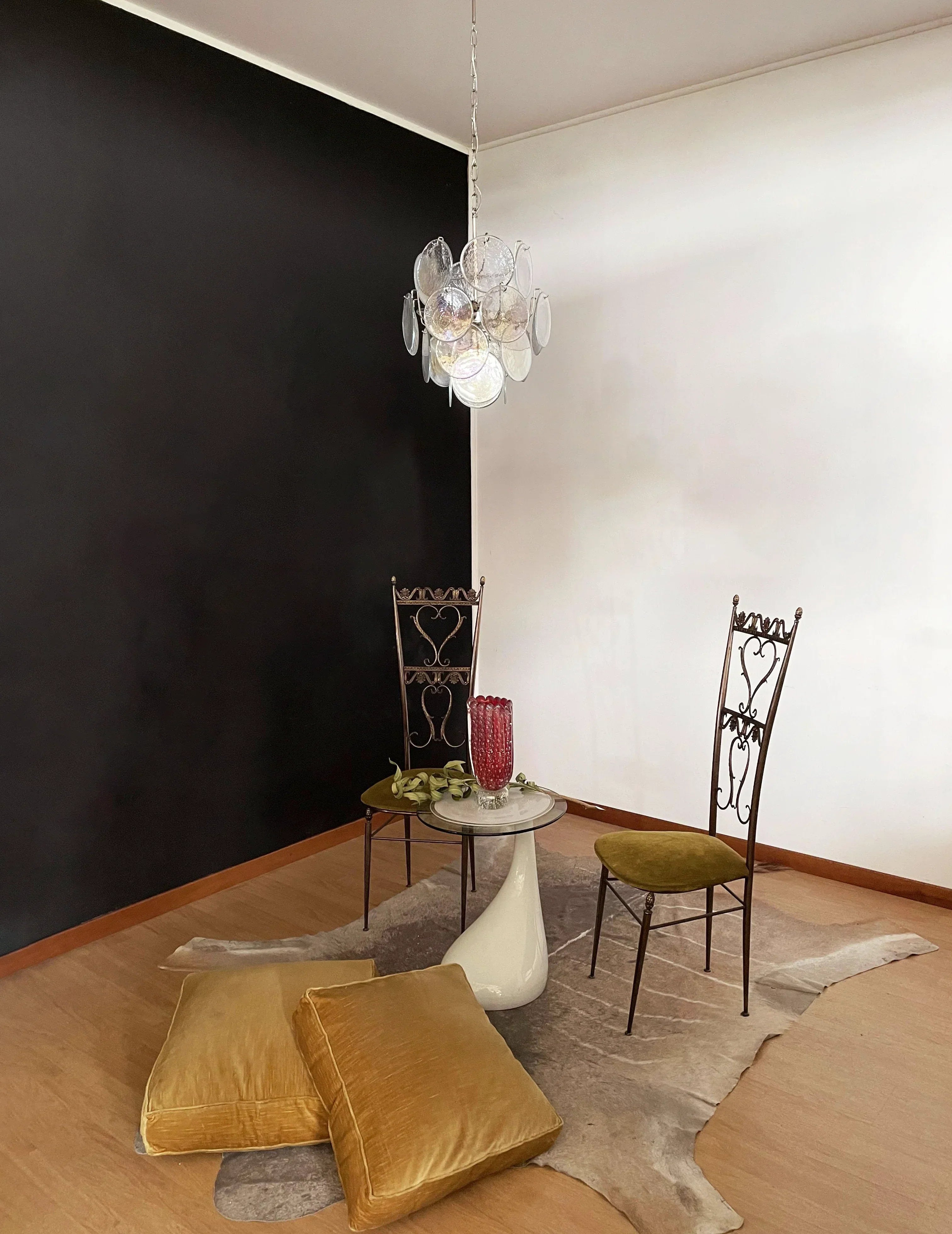 mid-century-modern-murano-style-iridescent-glass-disks-chandelier-luxury-ceiling-light