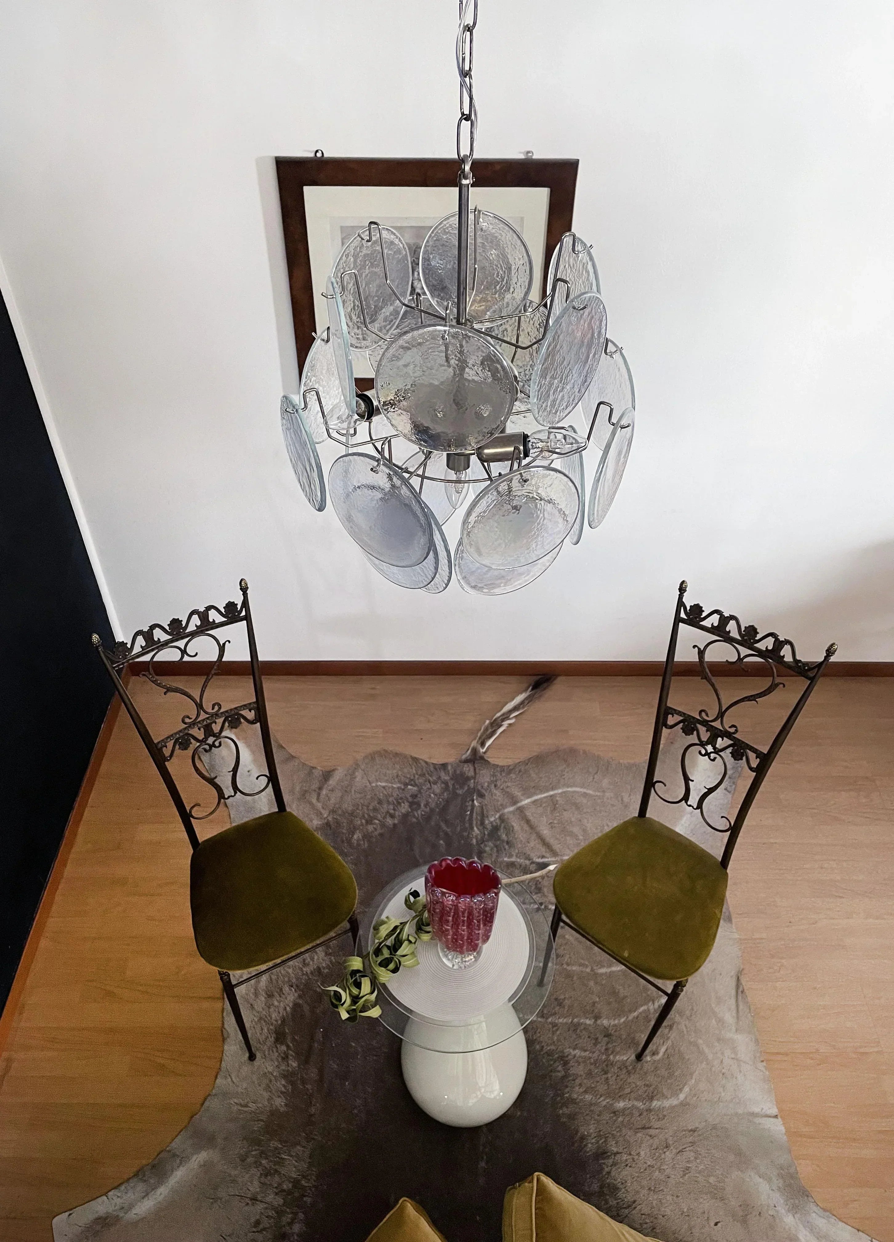 mid-century-modern-murano-style-iridescent-glass-disks-chandelier-luxury-ceiling-light