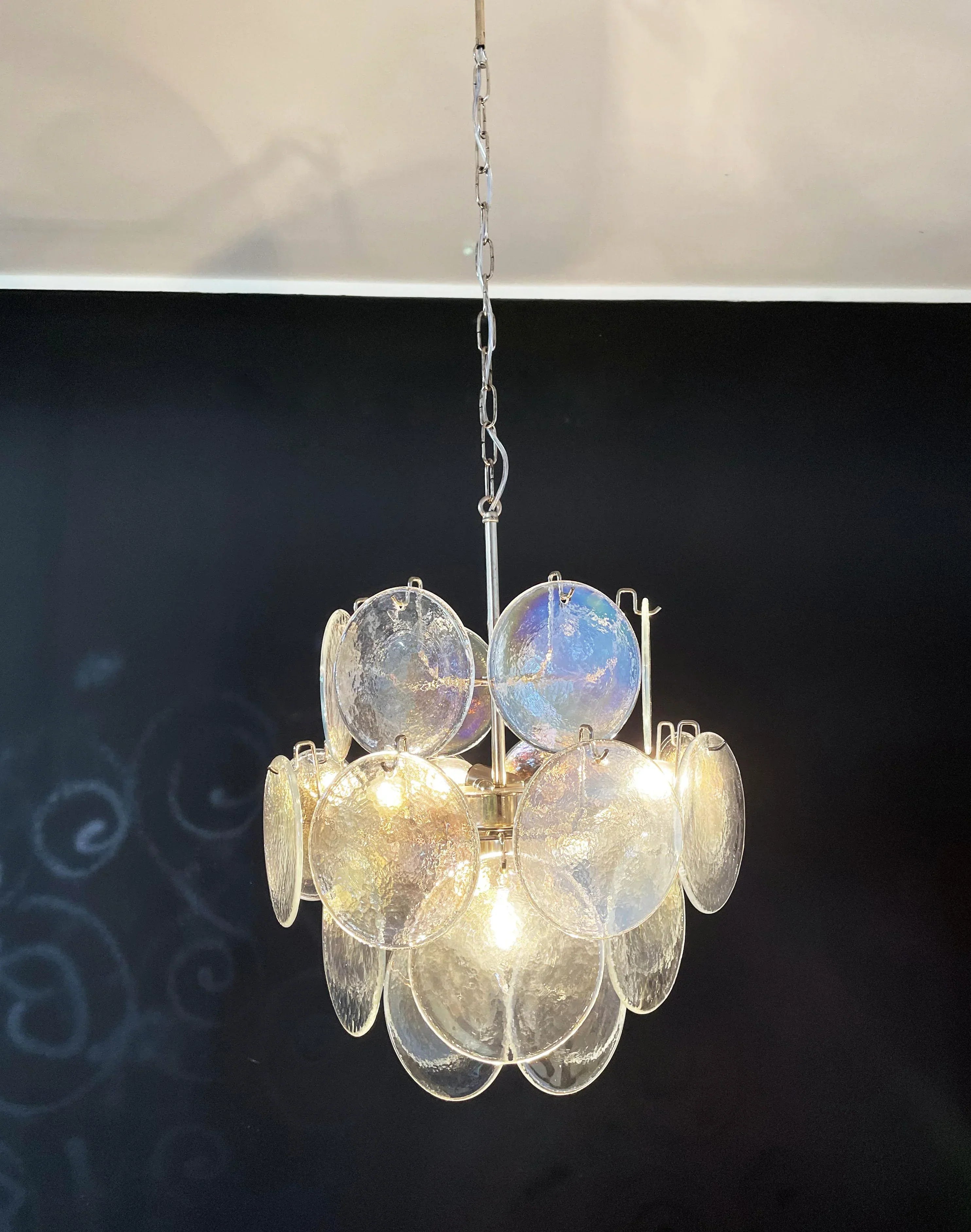 mid-century-modern-murano-style-iridescent-glass-disks-chandelier-luxury-ceiling-light
