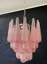 mid-century-modern-pink-glass-petal-pendant-light-vintage-murano-style-chandelier
