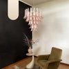 mid-century-modern-pink-murano-glass-petals-chandelier-luxury-vintage-art-deco-pendant-light