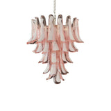 mid-century-modern-pink-murano-glass-petals-chandelier-luxury-vintage-art-deco-pendant-light