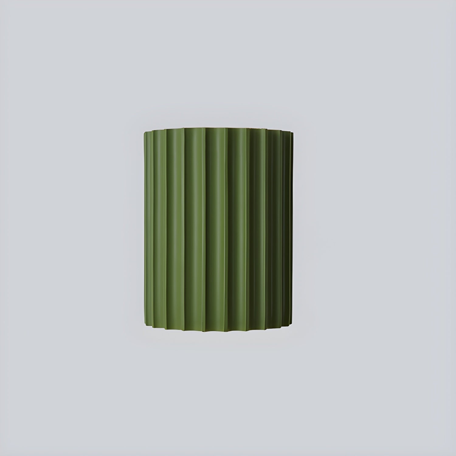 Mid Century Modern Ribbed Resin Wall Sconce Light for Living Room and Bedroom