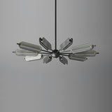 Mid Century Modern Sputnik Brass Chandelier LED Ceiling Light for Contemporary Interiors