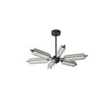 Mid Century Modern Sputnik Brass Chandelier LED Ceiling Light for Contemporary Interiors