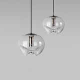 Mid Century Modern Wave Glass Pendant Light for Elegant Interior Spaces