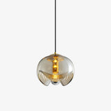 Mid Century Modern Wave Glass Pendant Light for Elegant Interior Spaces