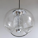 Mid Century Modern Wave Glass Pendant Light for Elegant Interior Spaces