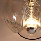 Mid Century Modern Wave Glass Pendant Light for Elegant Interior Spaces