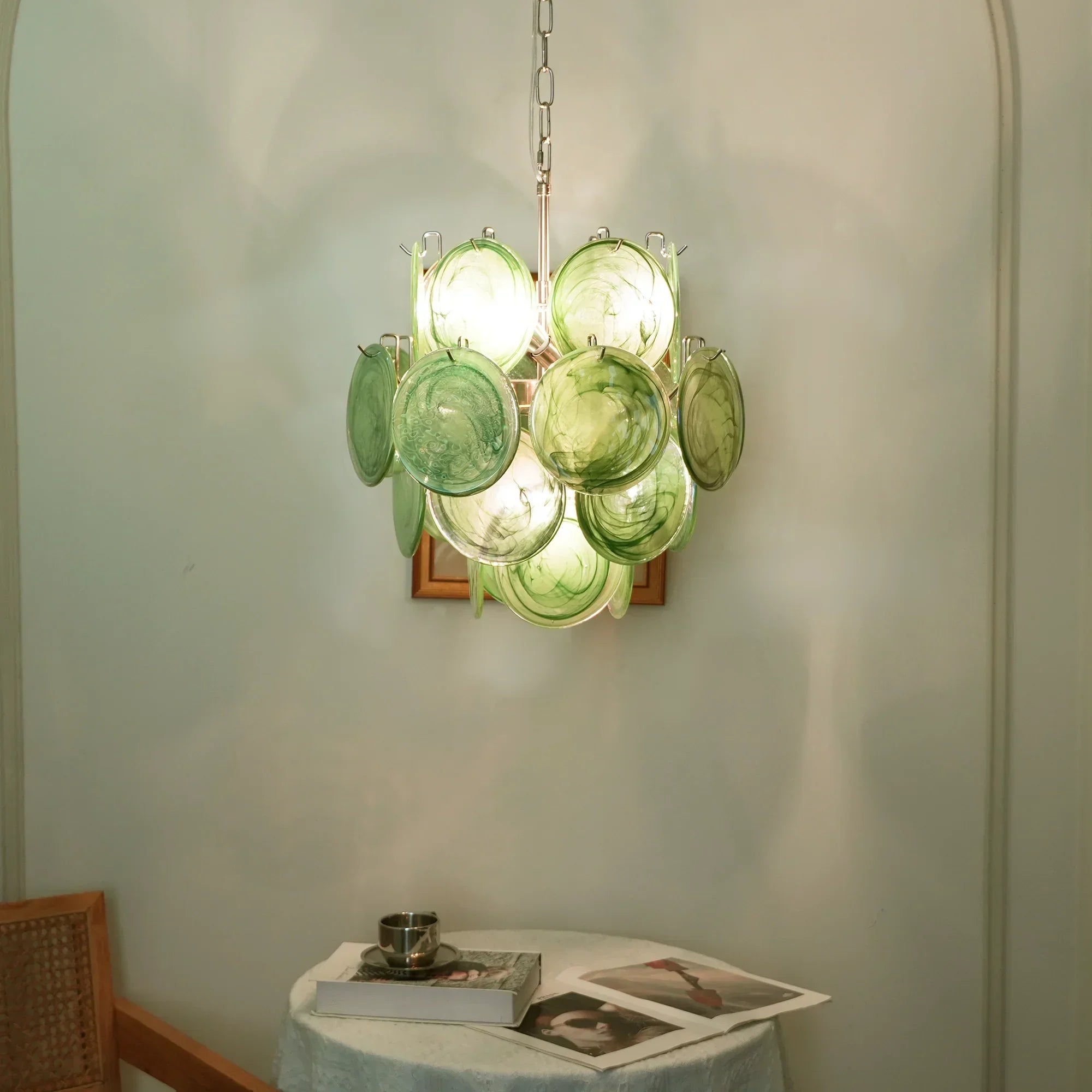 mid-century-murano-green-glass-disc-chandelier-for-dining-room-and-living-room